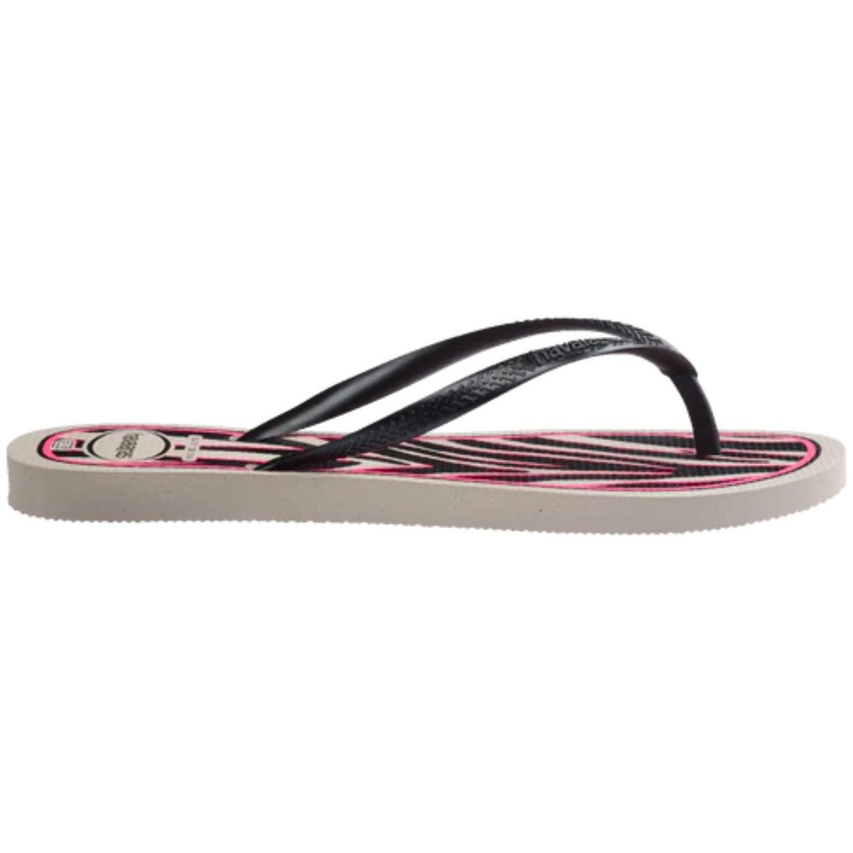 Chinelo Havaianas Slim Animals Feminino - Bege Palha Bege Palha 3