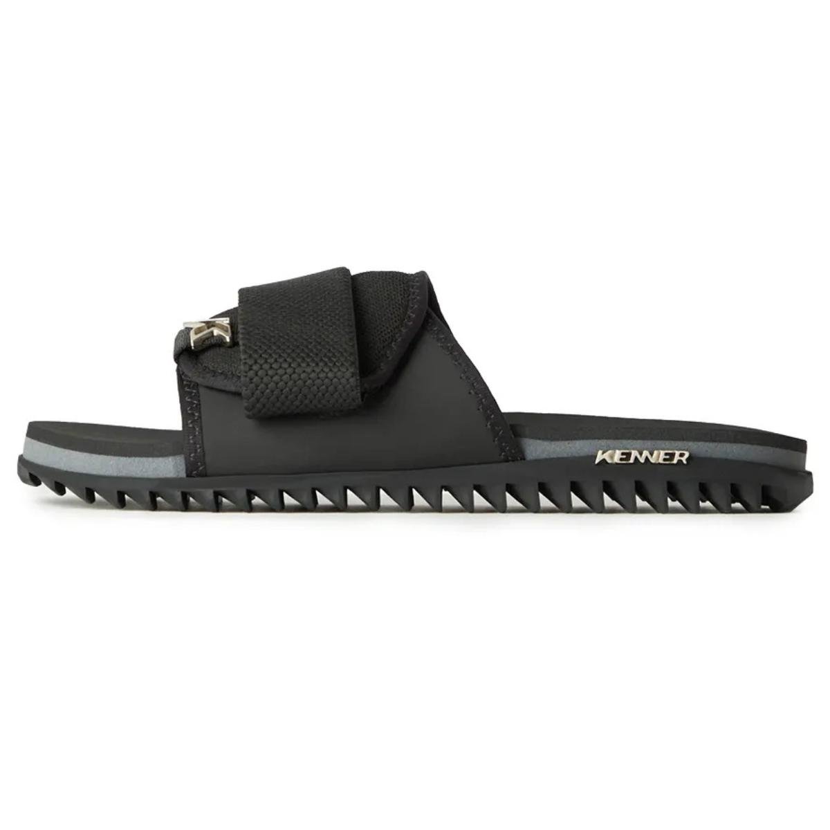Chinelo Kenner Kivah Slide Masculino - Preto Preto 2