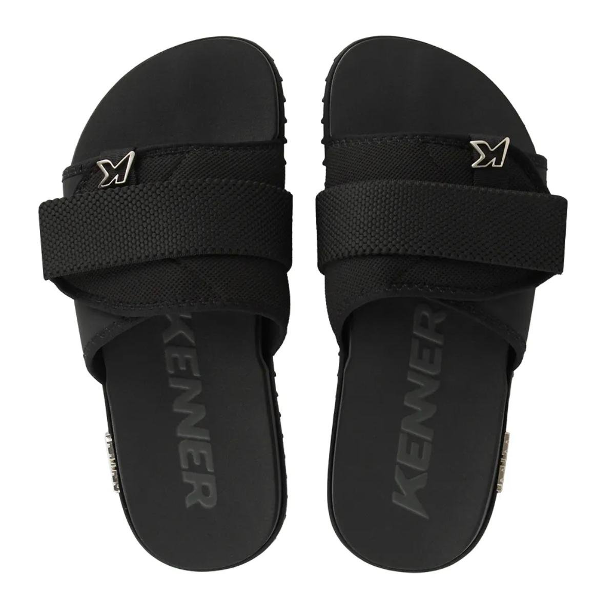Chinelo Kenner Kivah Slide Masculino - Preto Preto 3