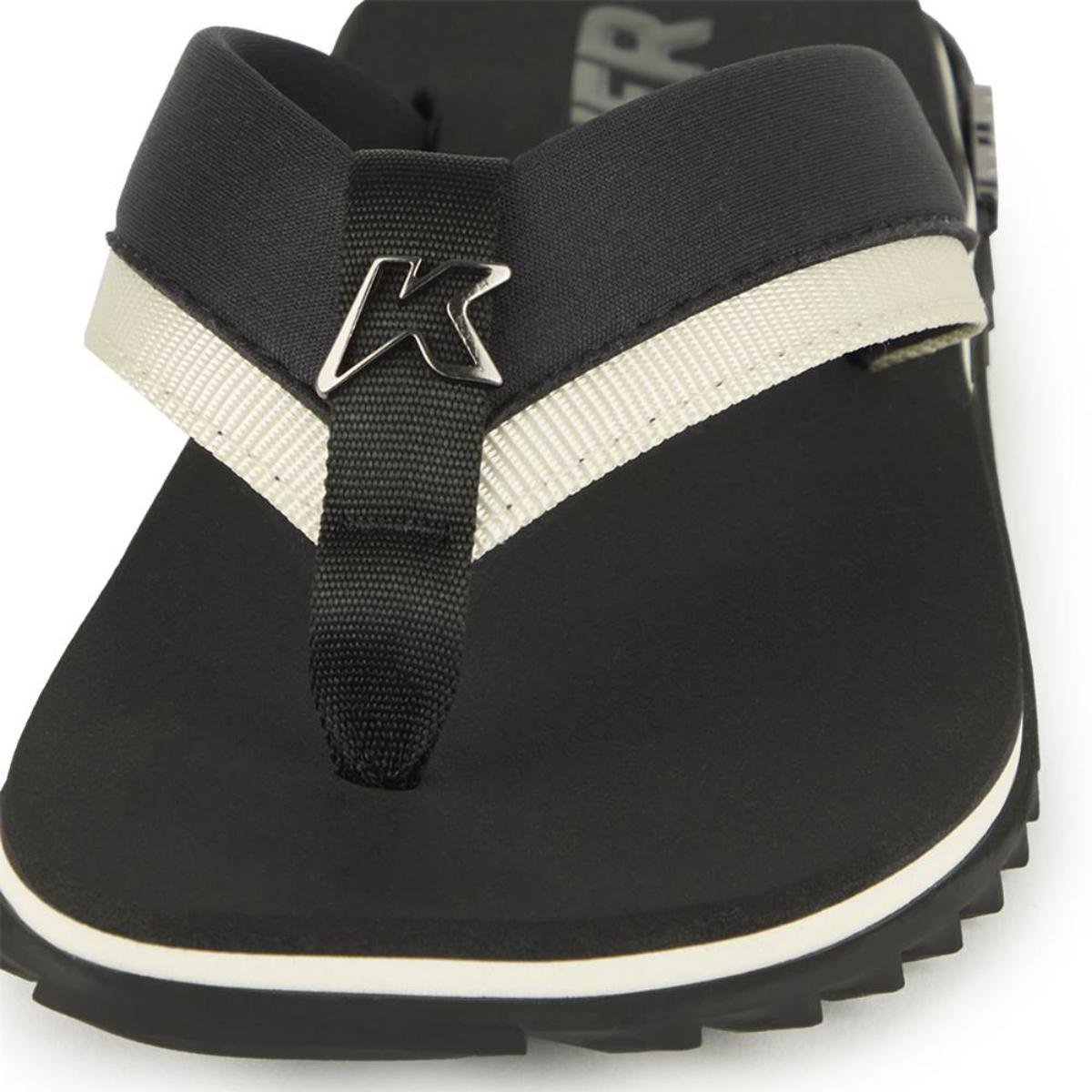 Chinelo Kenner Kivah Colors Masculino - Preto e Branco Preto/Branco 4
