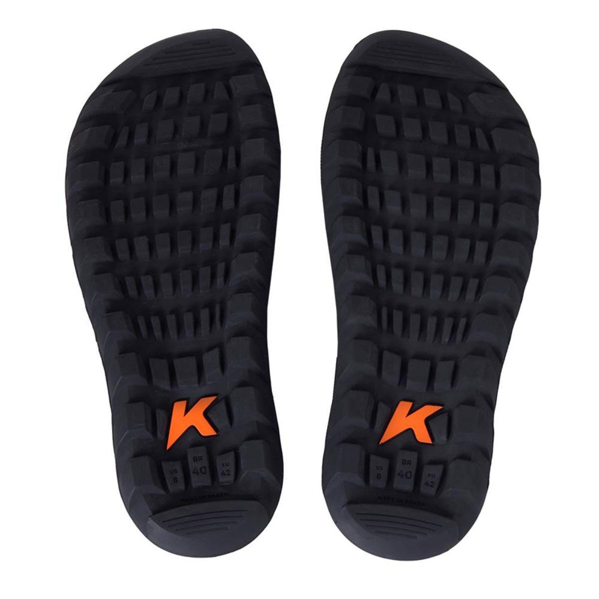Chinelo Kenner Mega L7 Masculino - Preto Preto 5