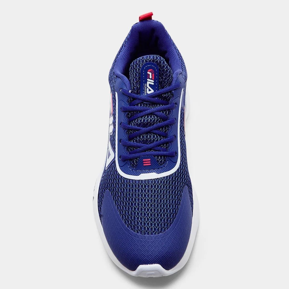 Tênis Infantil Fila Progress - Azul Royal e Cinza Azul Royal 3