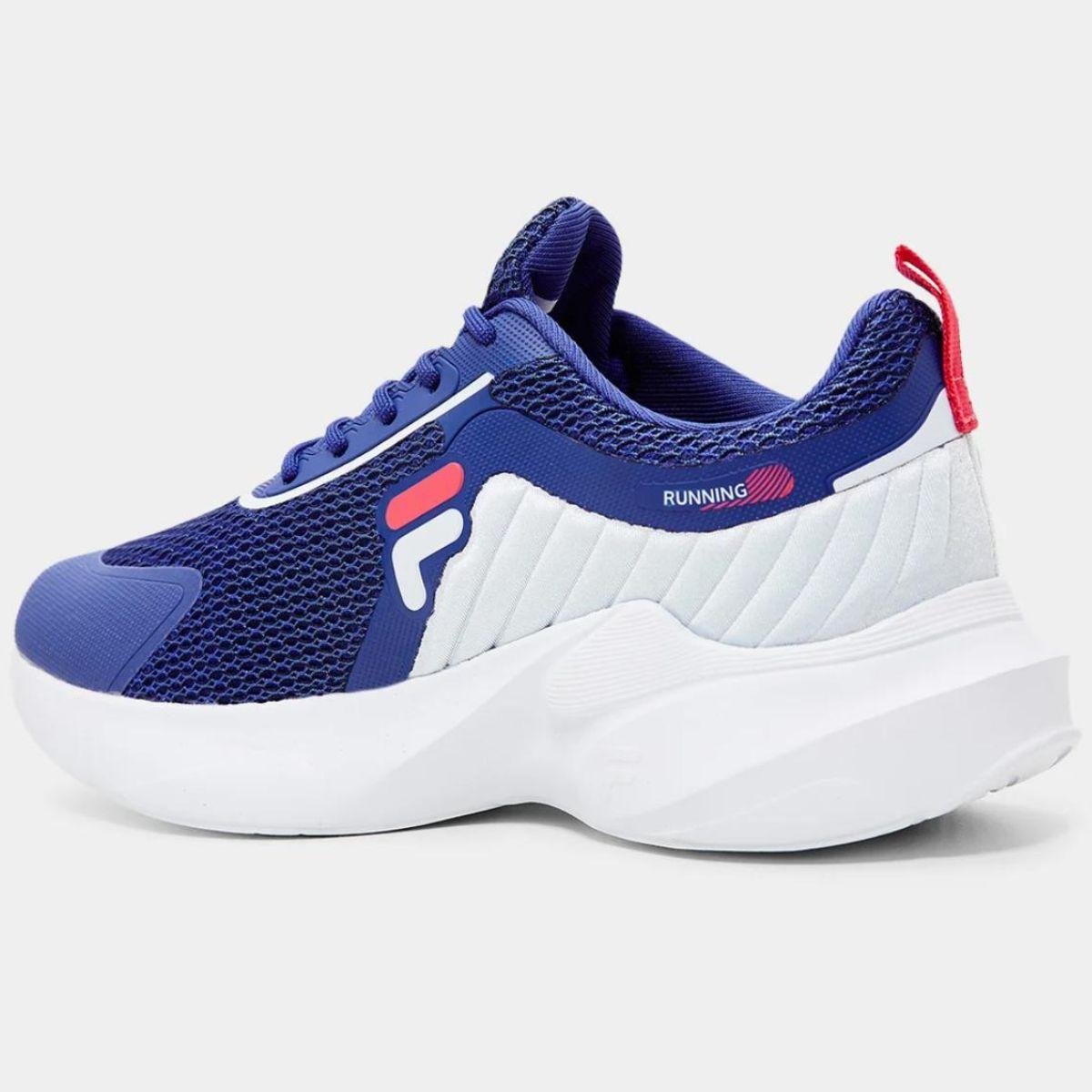 Tênis Infantil Fila Progress - Azul Royal e Cinza Azul Royal 4