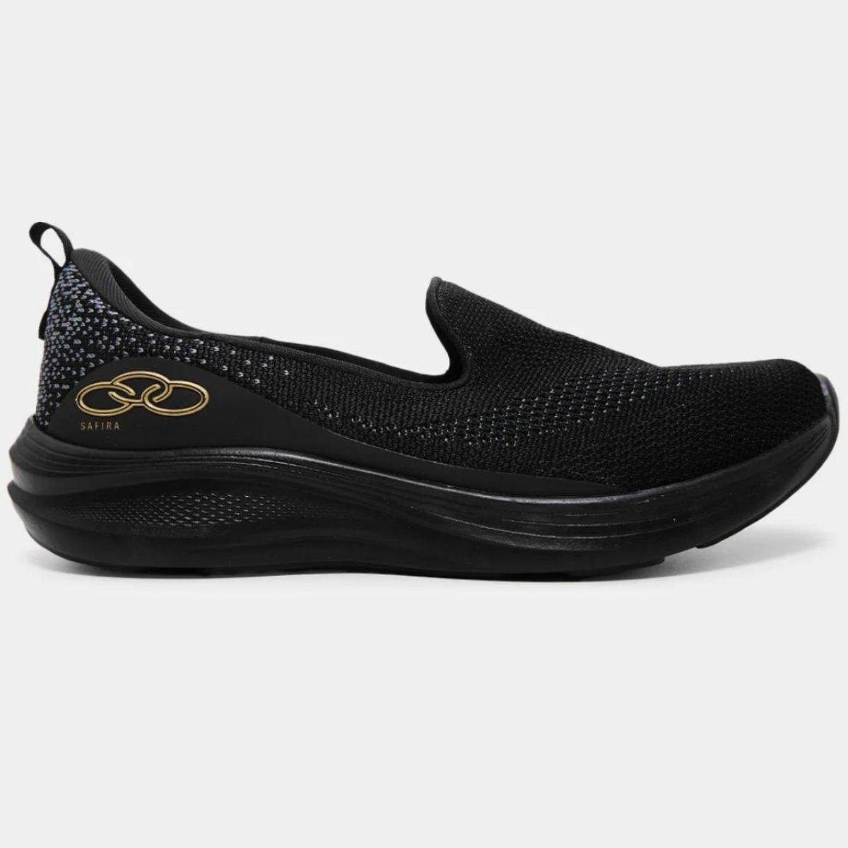 Tênis Olympikus Safira Feminino - Chumbo e Preto Chumbo/Preto 2