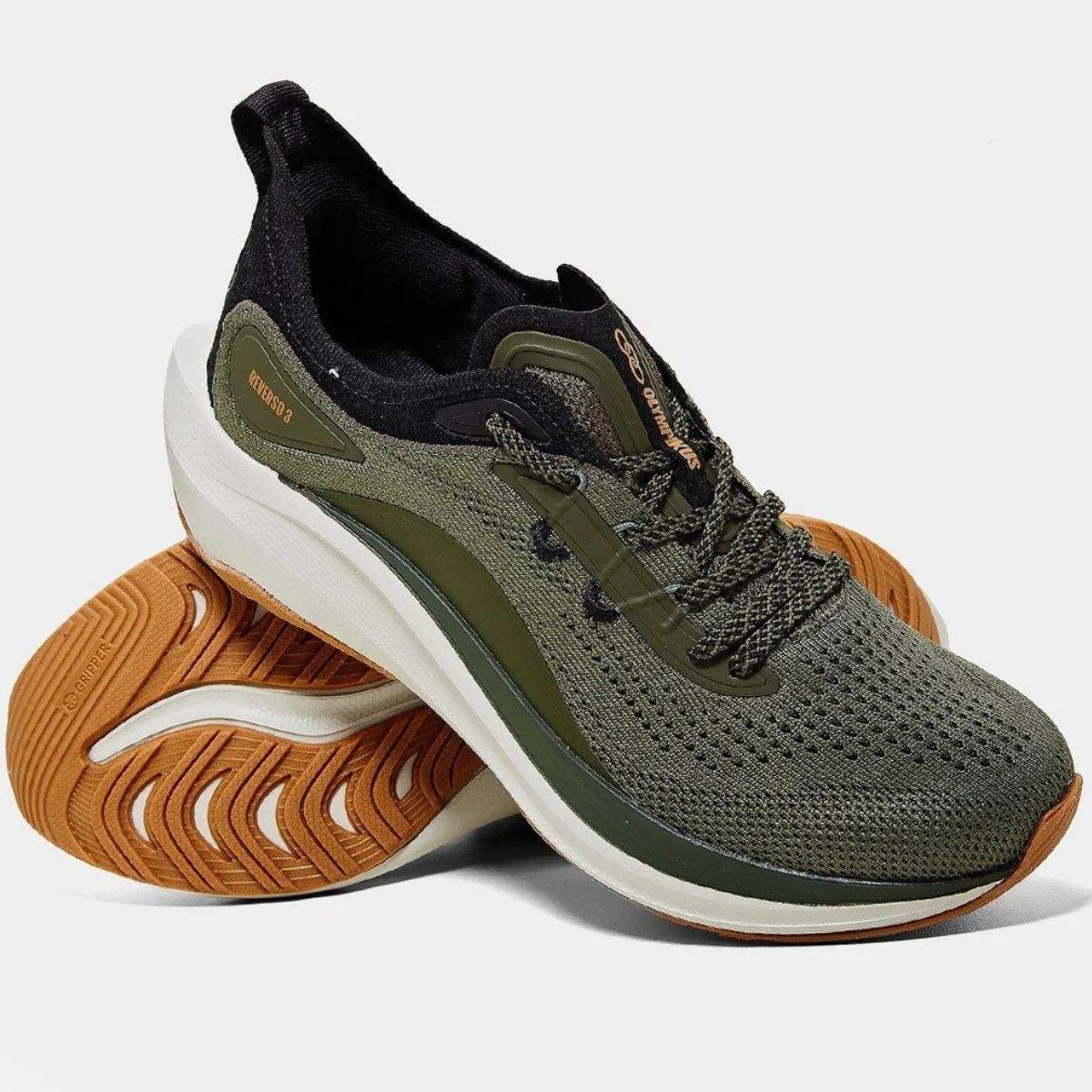 Tênis Olympikus Reverso 3 Masculino - Verde e Preto