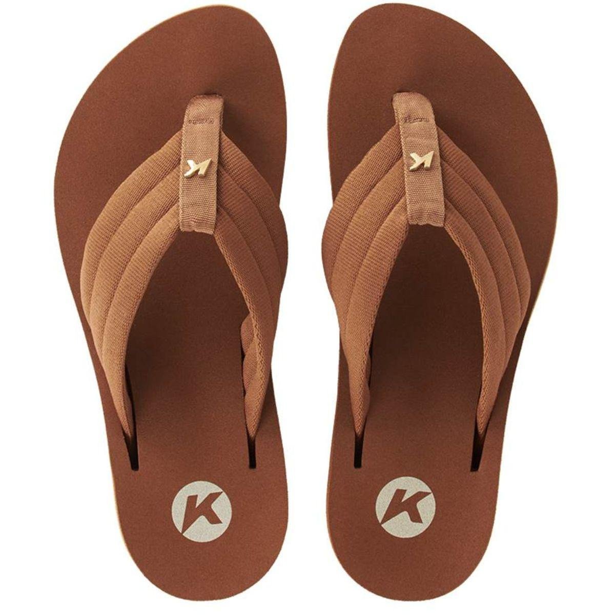 Chinelo Kenner Kyra Pro Comfy Feminino - Marrom Marrom 2