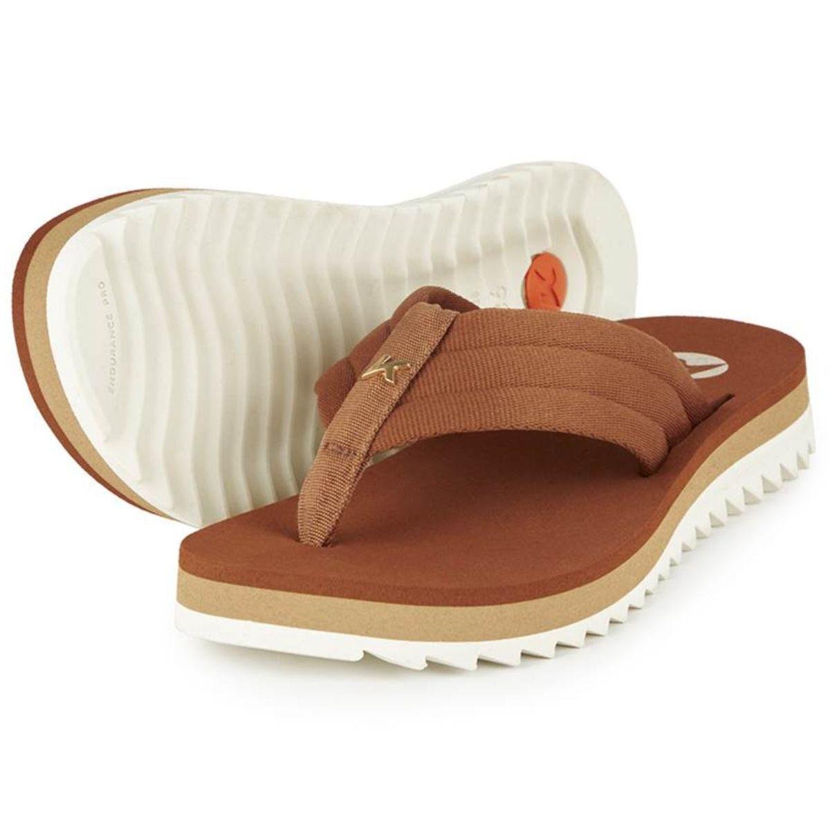 Chinelo Kenner Kyra Pro Comfy Feminino - Marrom