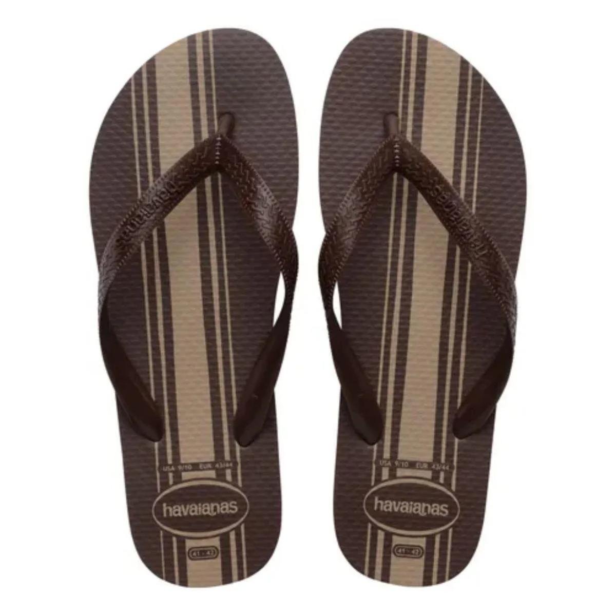 Chinelo Havaianas Color Essential Masculino - Marrom e Bege