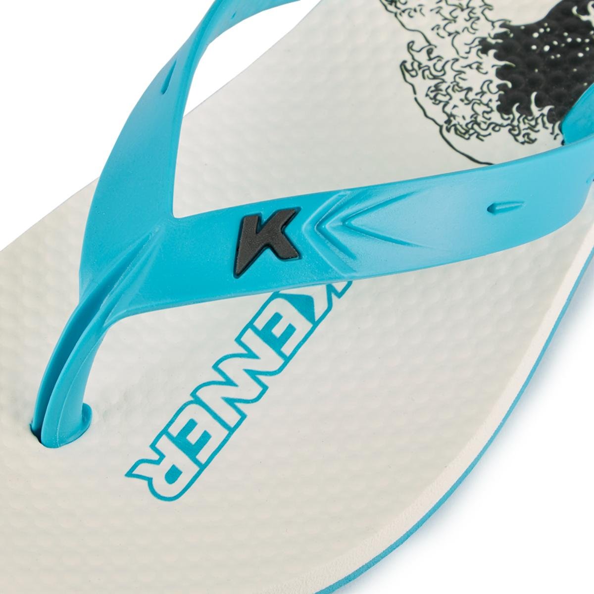 Chinelo Kenner Summer Tsunami Masculino - Branco e Azul Branco/Azul 4
