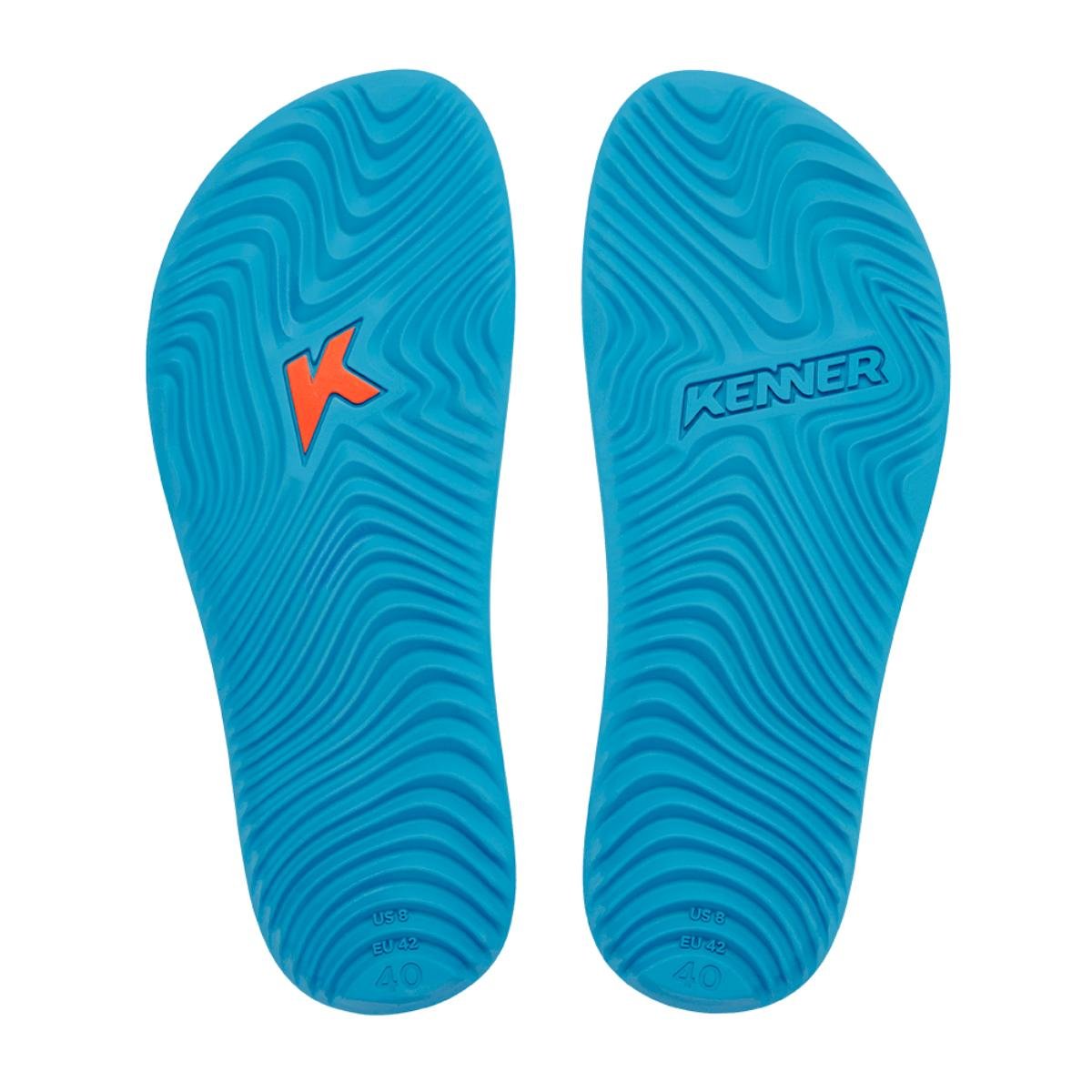 Chinelo Kenner Summer Tsunami Masculino - Branco e Azul Branco/Azul 5