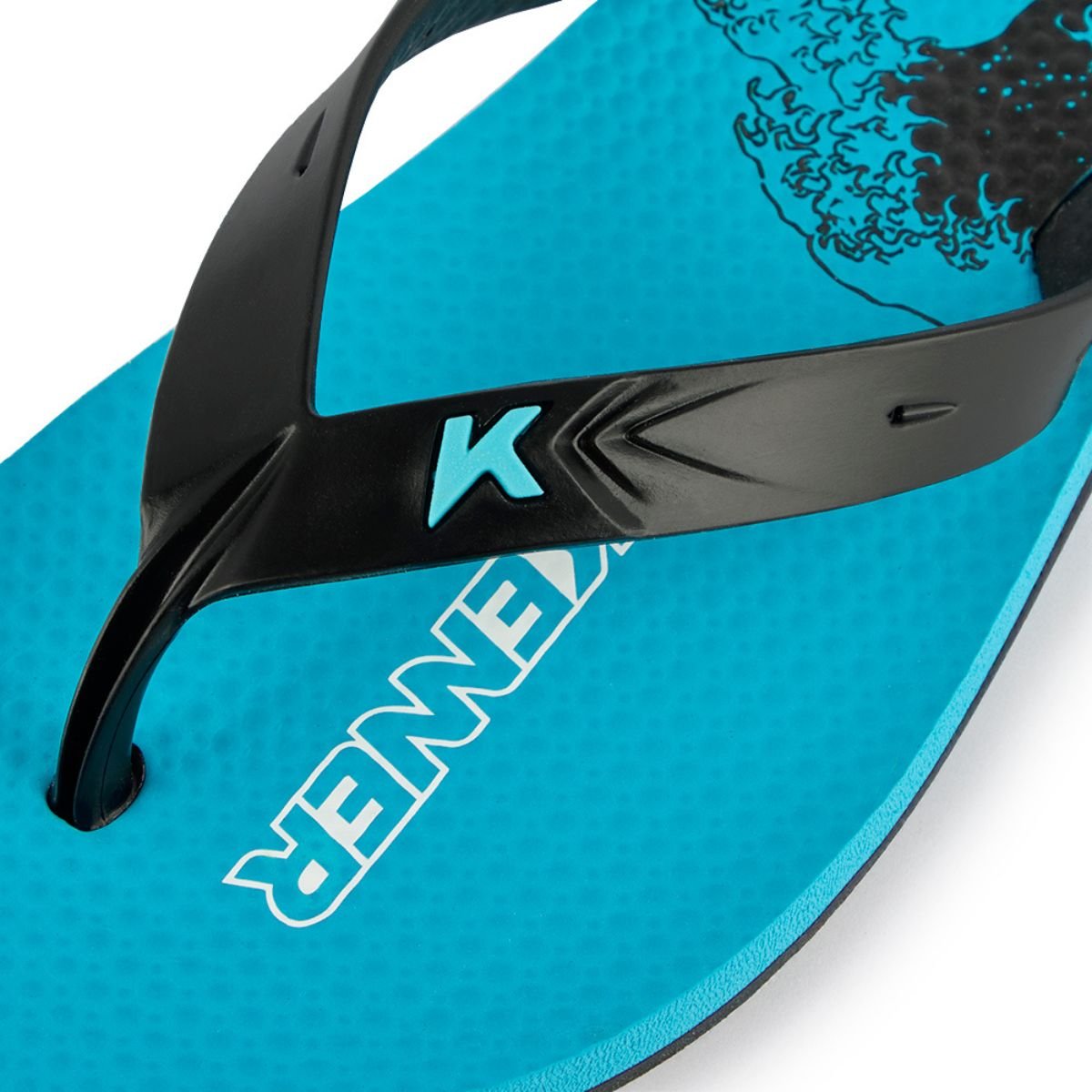 Chinelo Kenner Summer Tsunami Masculino - Preto e Azul Preto/Azul 4