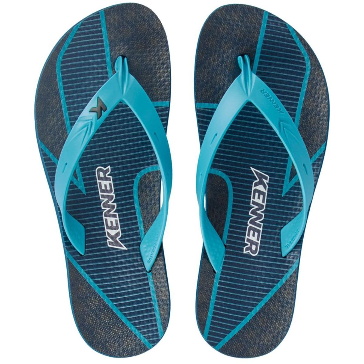Chinelo Kenner Summer Classic Masculino - Marinho e Azul Azul Marinho/Azul 2