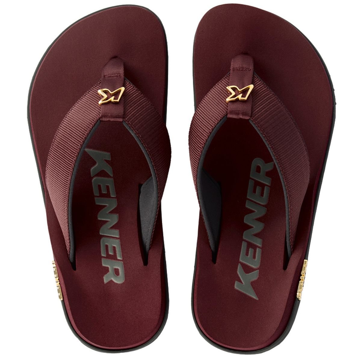Sandália Kenner Kivah Masculina - Vinho Vinho 2