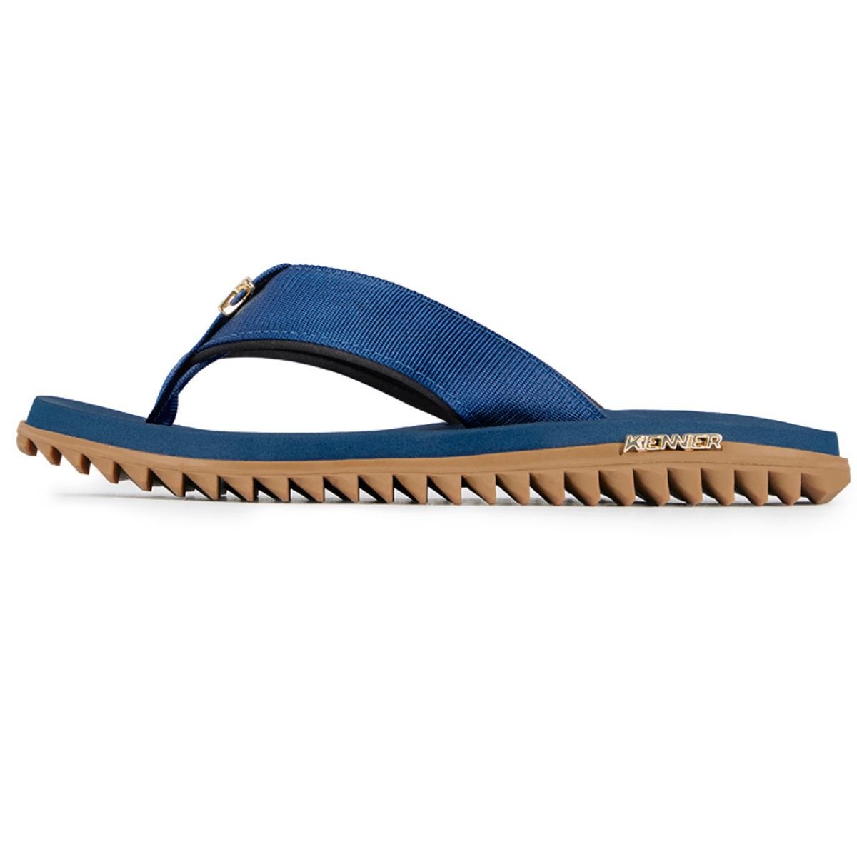 Sandália Kenner Kivah Masculina - Azul e Marrom Azul/Marrom 3