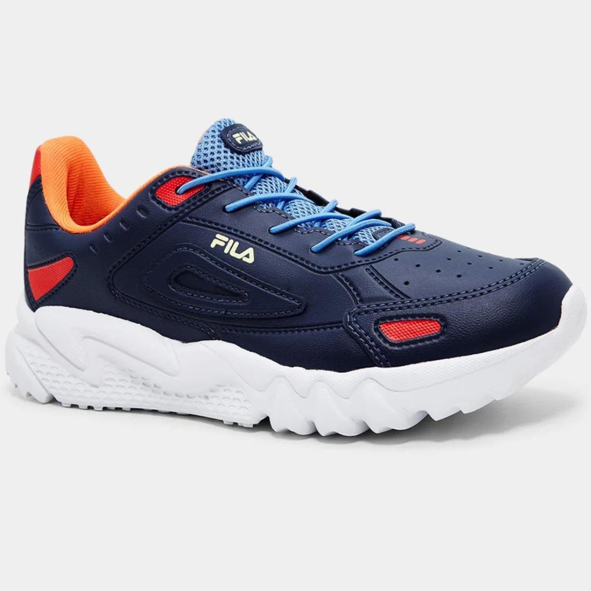 Tênis Infantil Fila Venture Tracer - Marinho e Vermelho