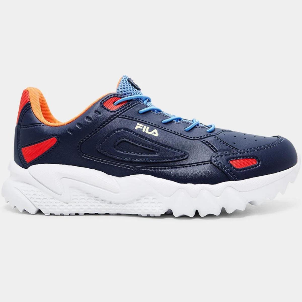 Tênis Infantil Fila Venture Tracer - Marinho e Vermelho Azul Marinho/Vermelho 2