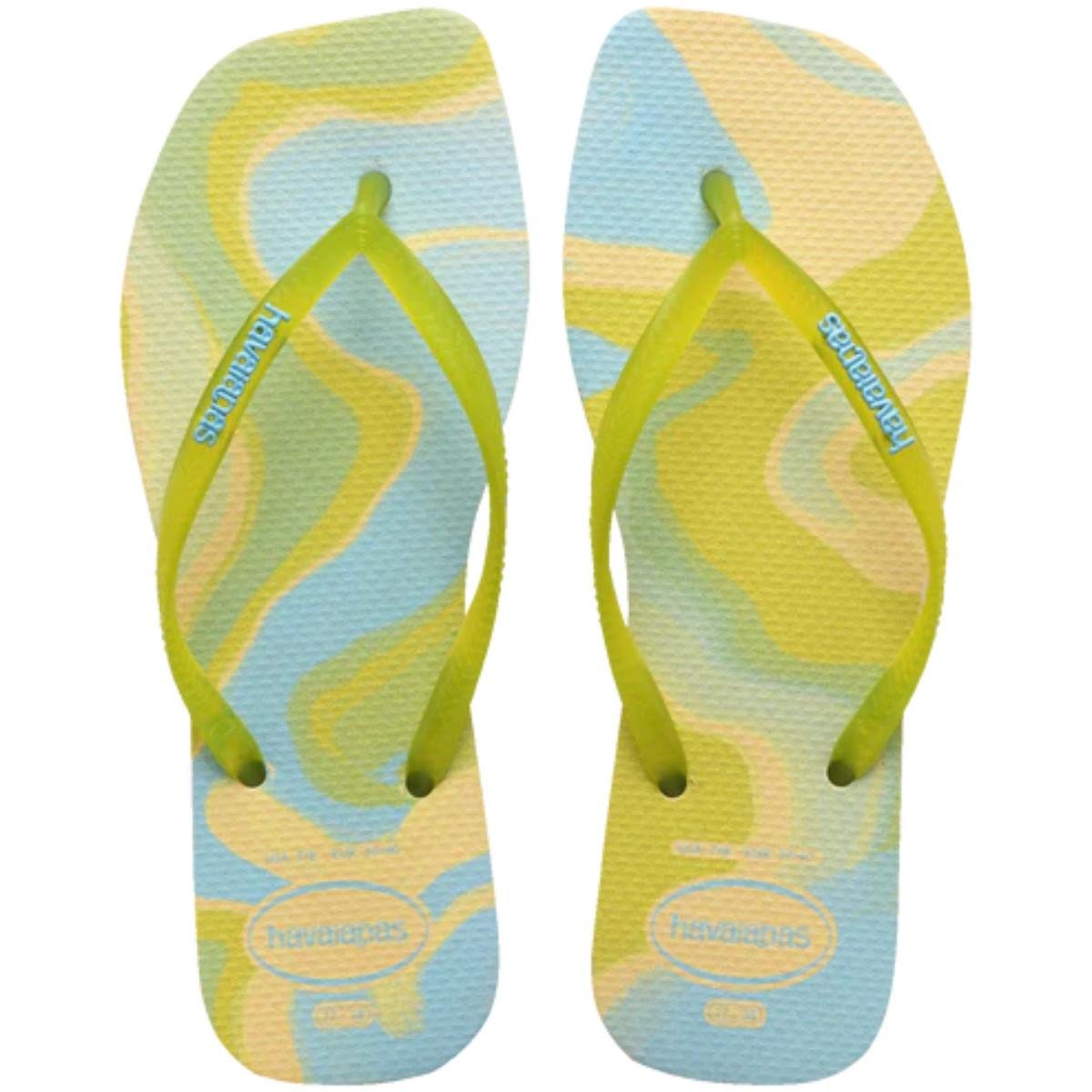 Chinelo Havaianas Square Jelly Feminino - Verde