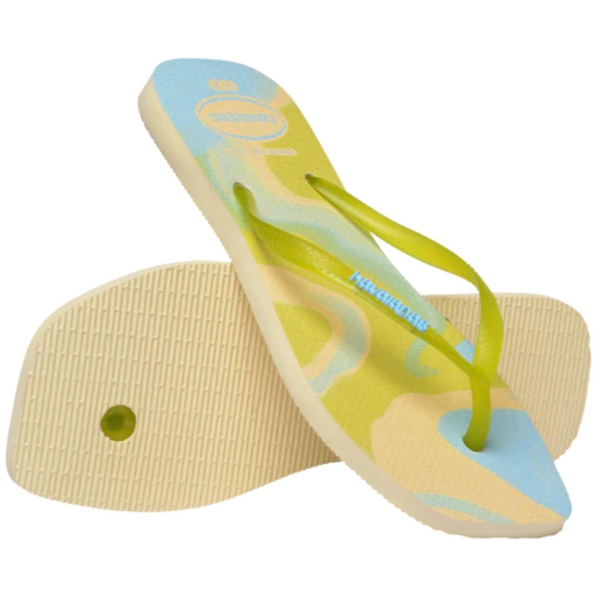 Chinelo Havaianas Square Jelly Feminino - Verde Verde 4