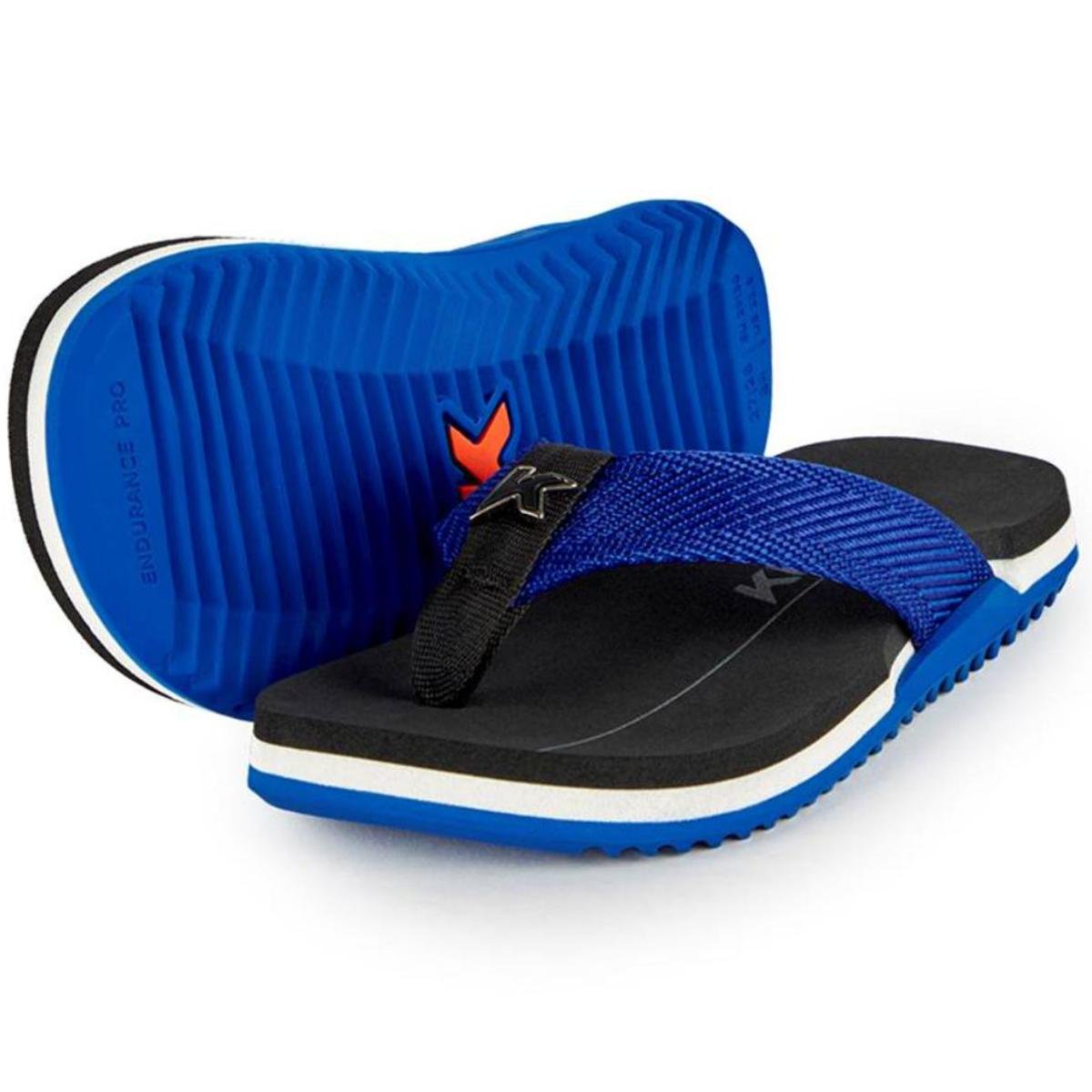 Chinelo Infantil Kenner NK6 Pro - Preto e Azul