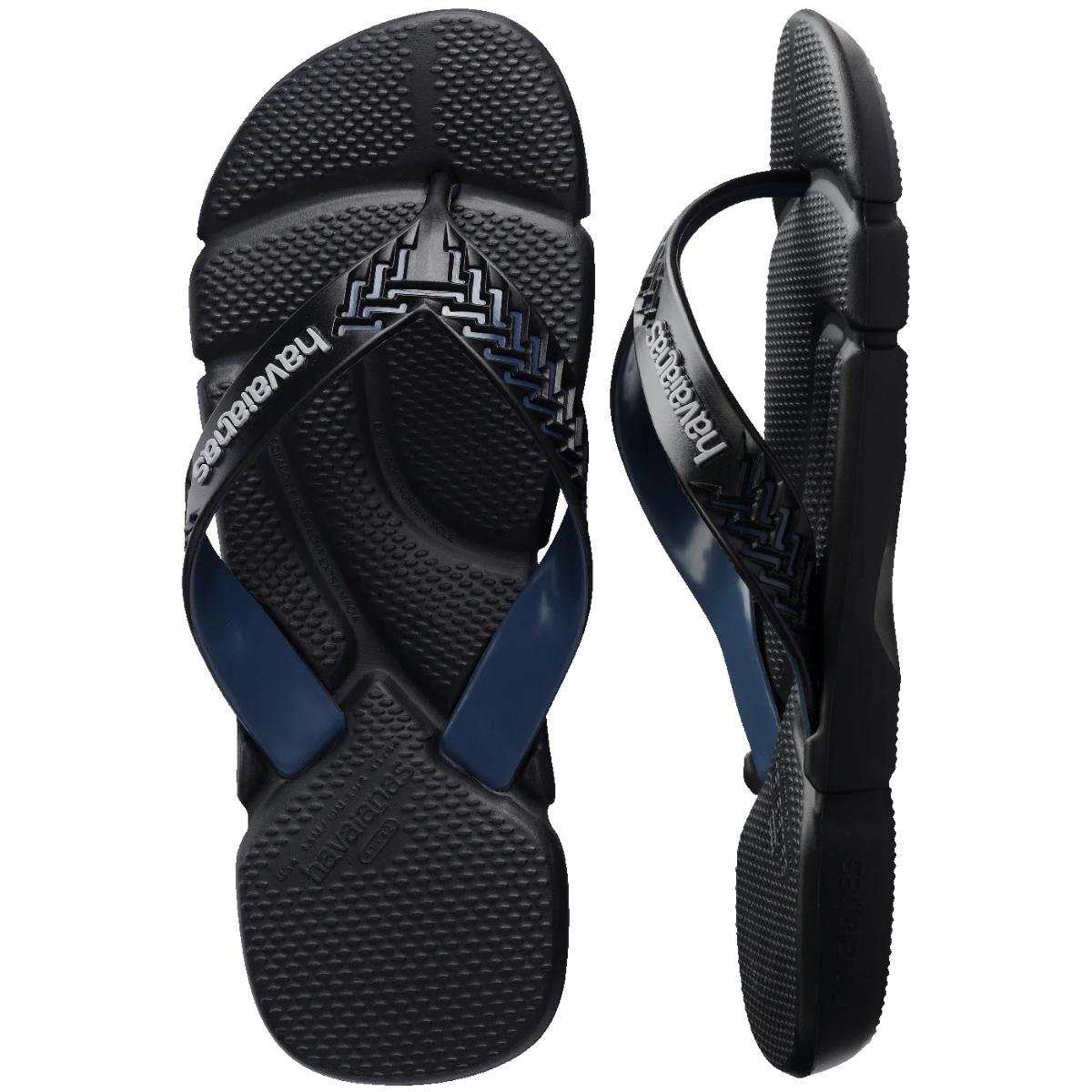 Chinelo Havaianas Power 2.0 Masculino - Preto e Marinho Preto/Azul Marinho 5