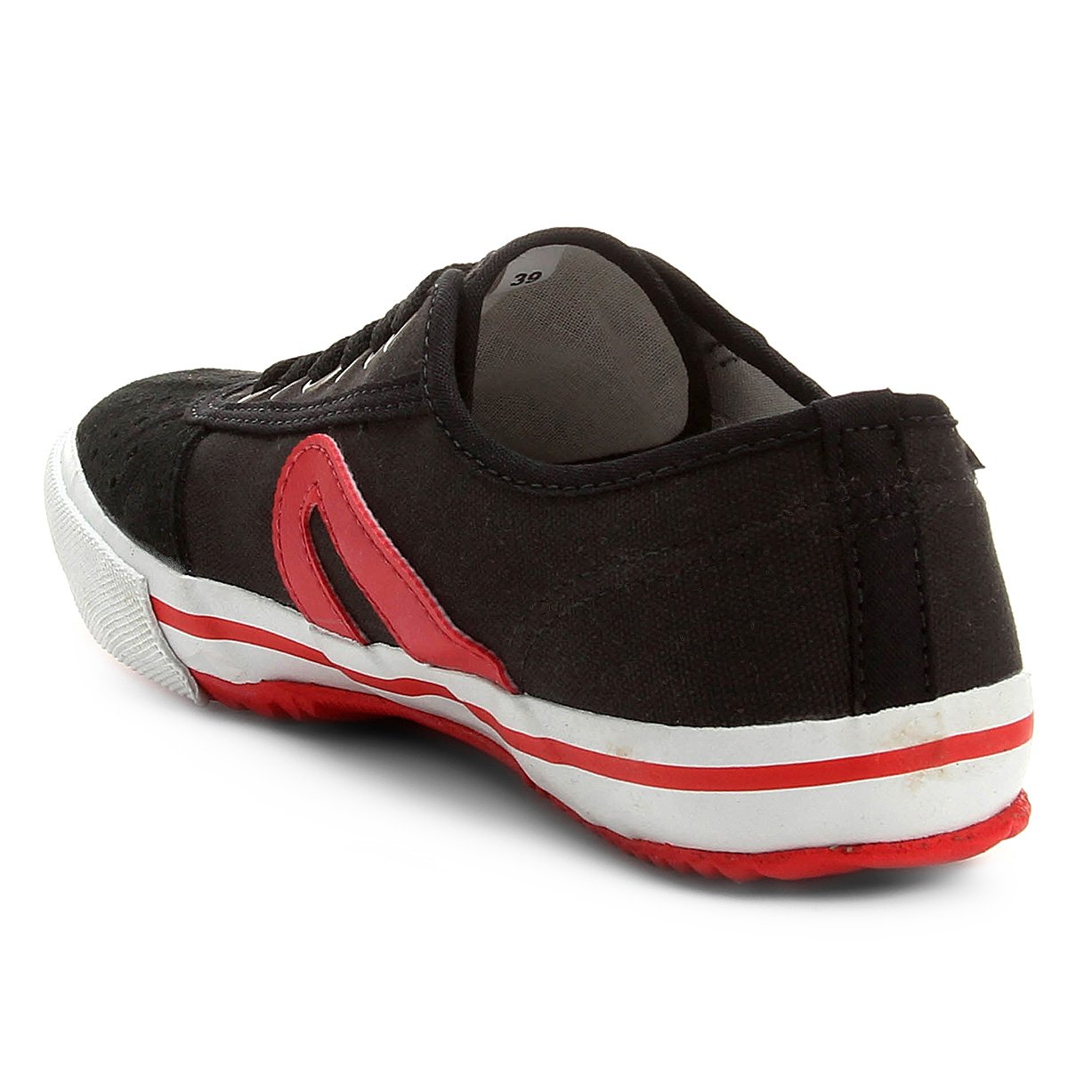 Tênis Rainha VL-2500 Masculino - Preto e Vermelho Preto/Vermelho 3