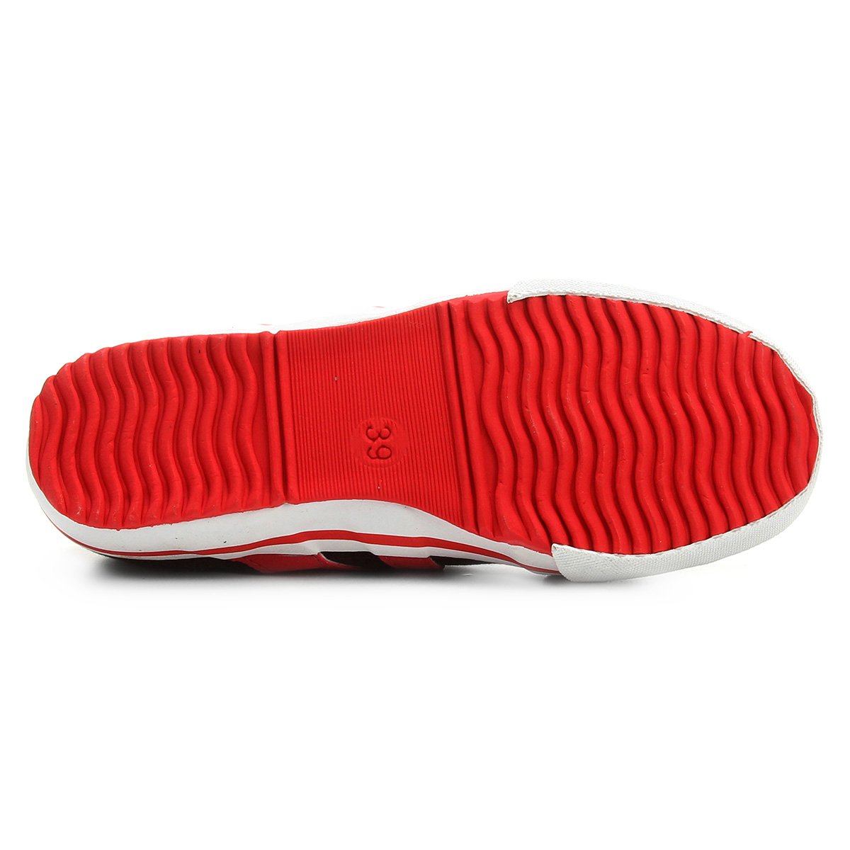 Tênis Rainha VL-2500 Masculino - Preto e Vermelho Preto/Vermelho 4