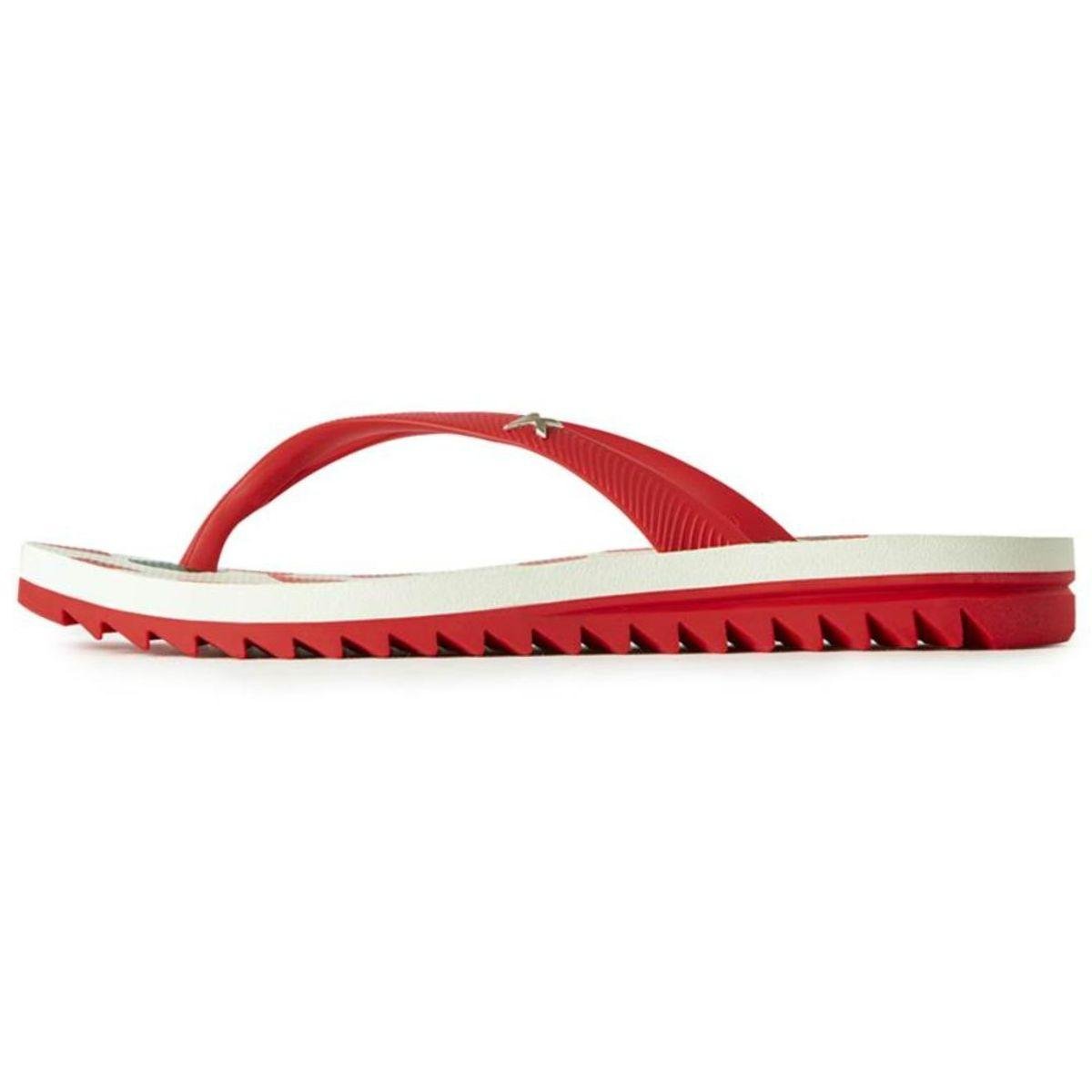Chinelo Kenner Ibiza Tomates Feminino - Branco e Vermelho Branco/Vermelho 3