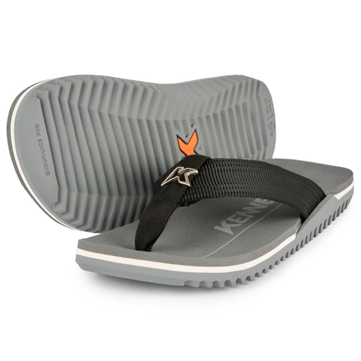 Chinelo Kenner Nk6 Pro Masculino - Preto e Cinza