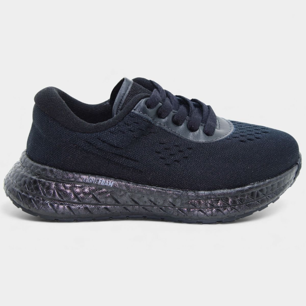 Tênis Esportivo Molekinha Infantil Menina - Preto Preto 2