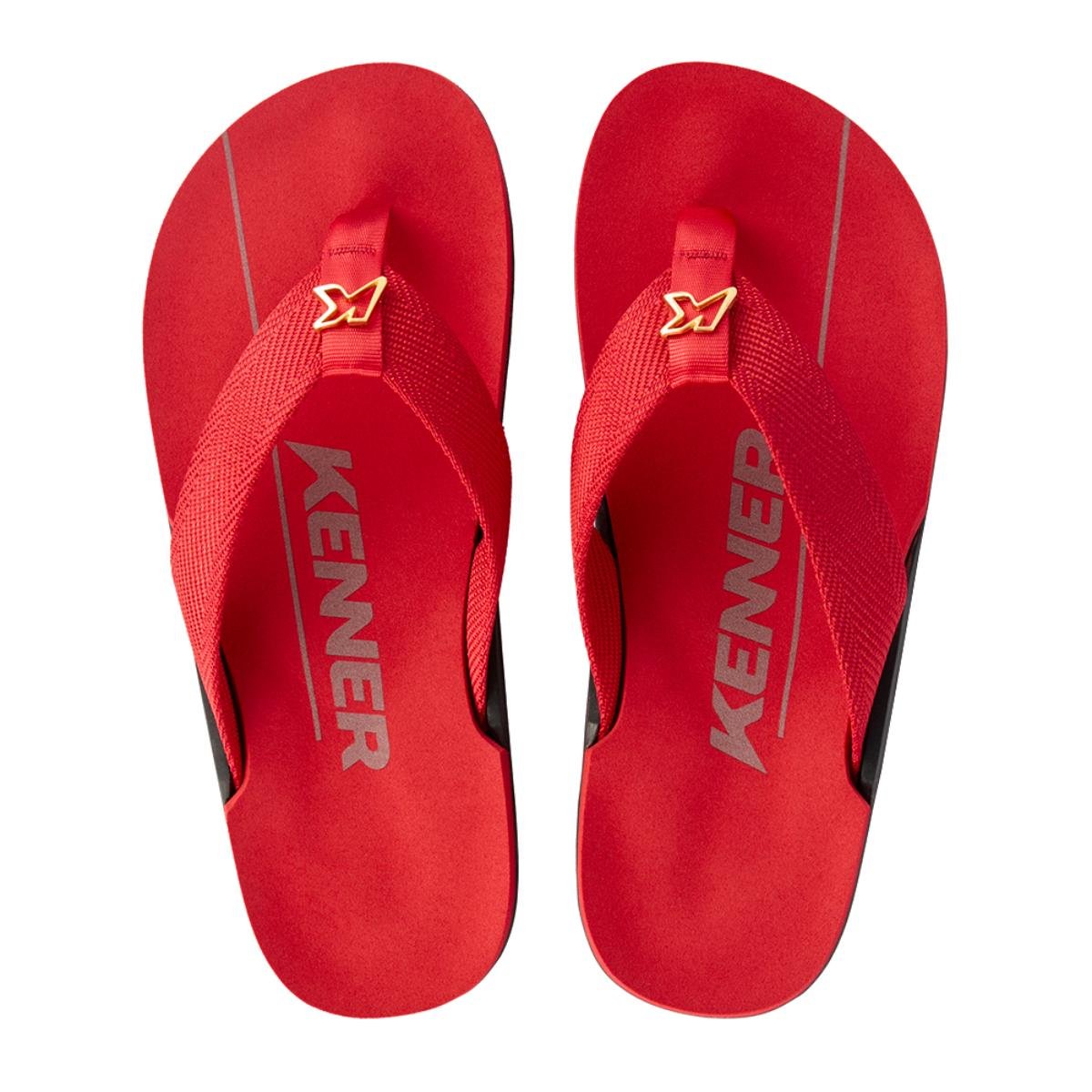 Chinelo Kenner Nk6 Pro U2 Masculino - Vermelho Vermelho 2
