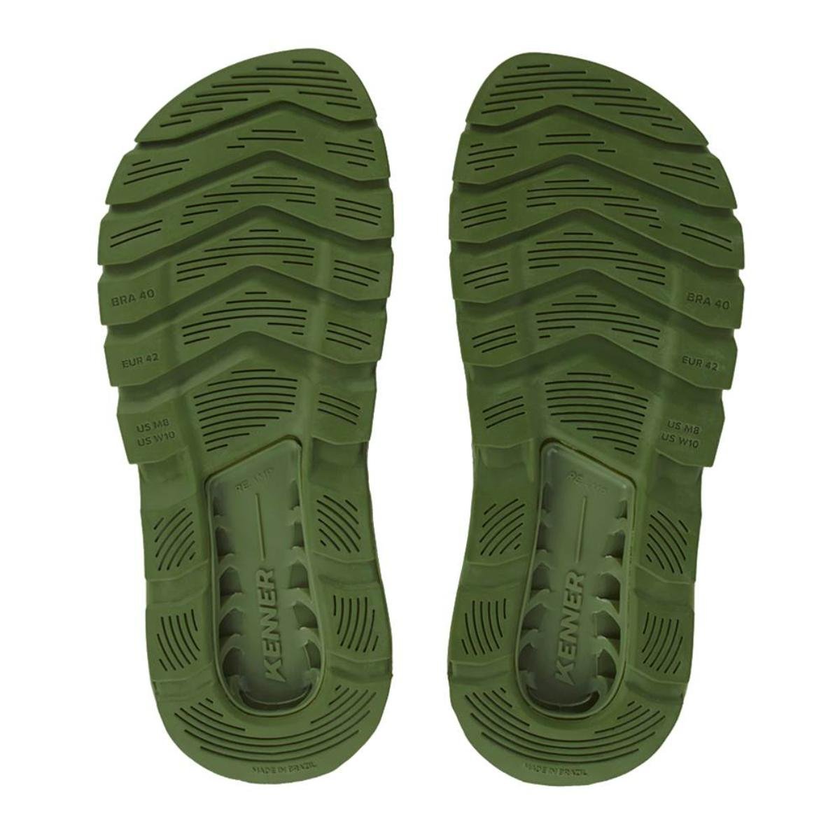 Chinelo Kenner Rakka U1 Masculino - Verde Verde 5