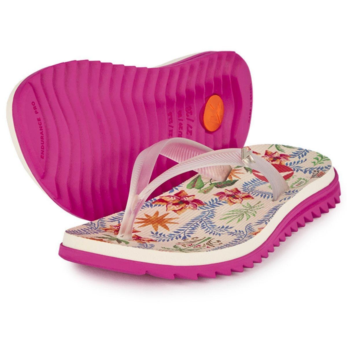 Chinelo Infantil Kenner Ibiza Kids - Branco e Rosa