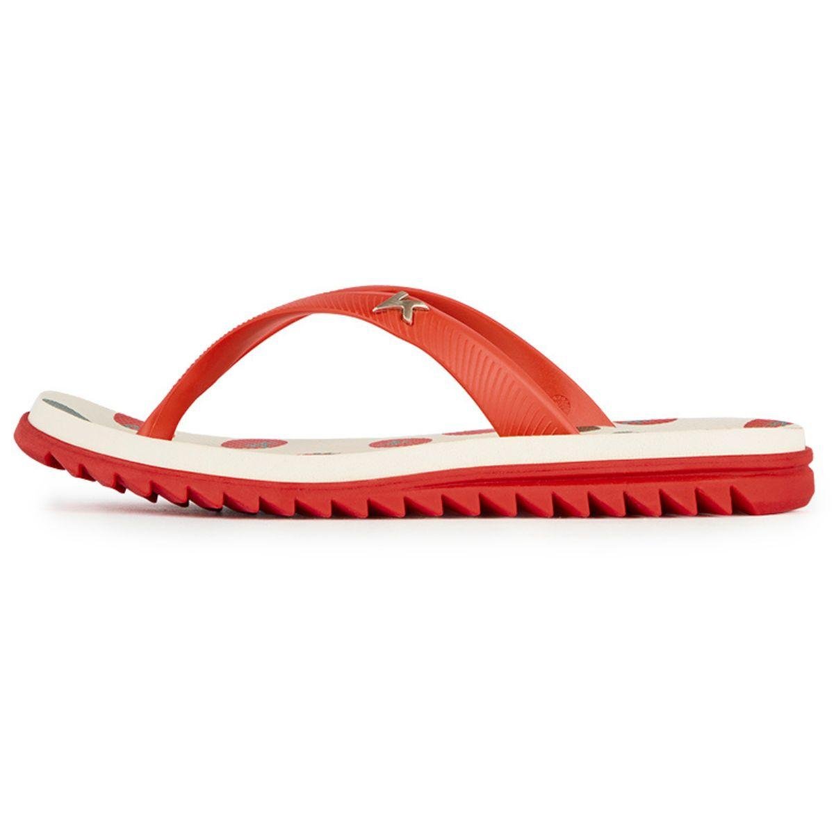 Chinelo Infantil Kenner Ibiza Tomates Kids - Branco e Vermelho Branco/Vermelho 3