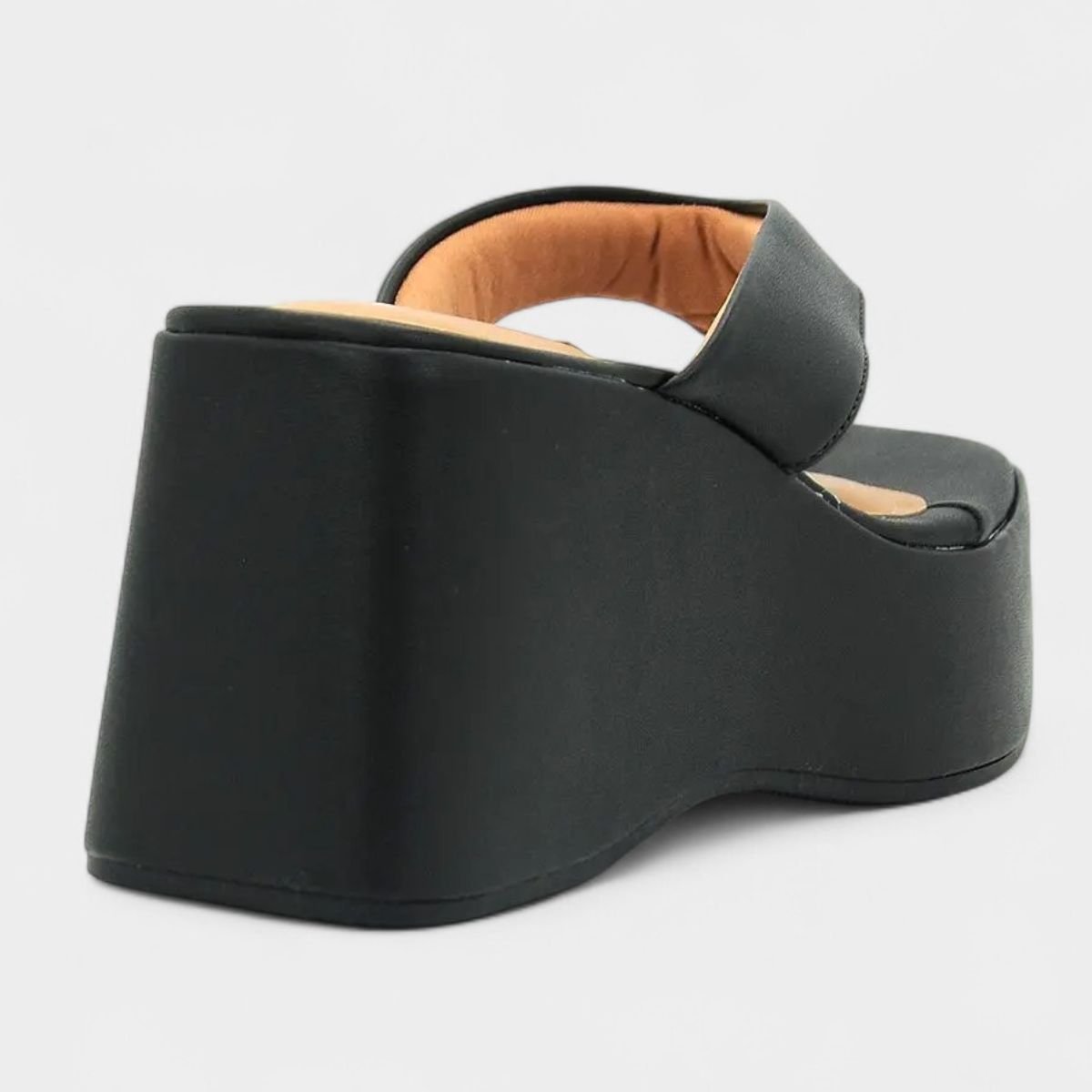 Tamanco Vizzano Plataforma Feminino - Preto Preto 3