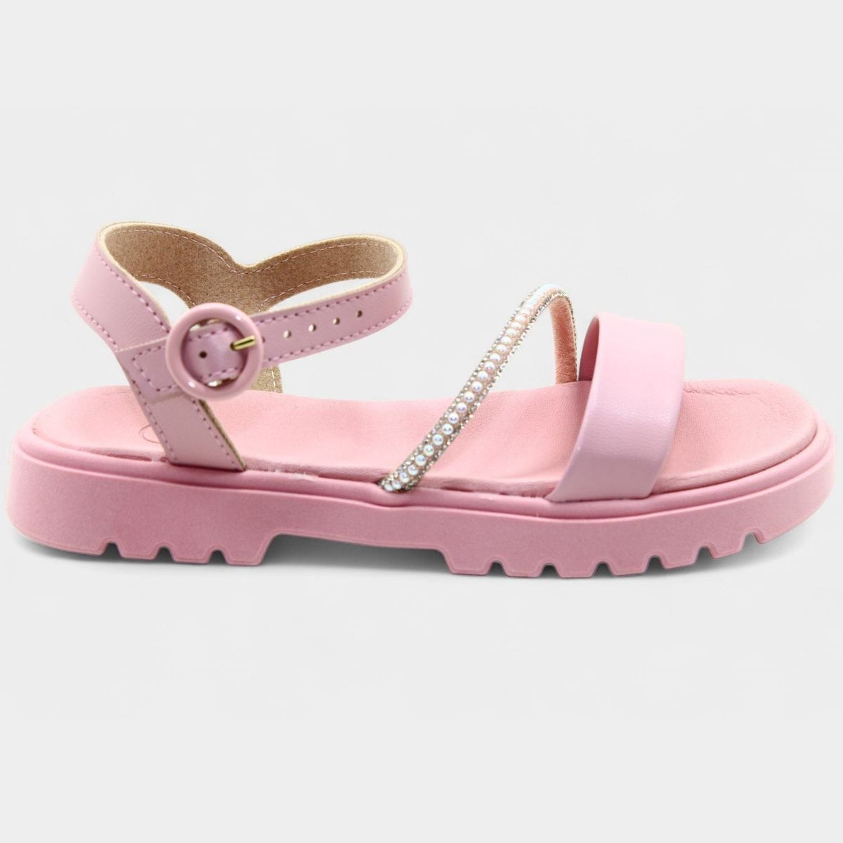 Papete Infantil Molekinha Tira Brilho Pérola Menina - Rosa Claro Rosa Claro 2