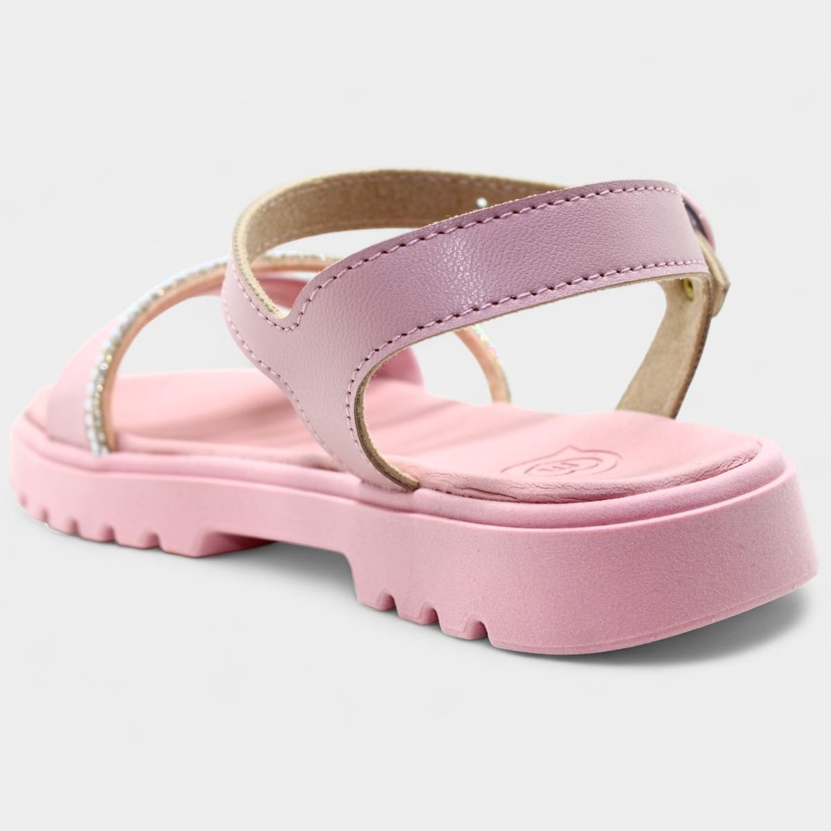 Papete Infantil Molekinha Tira Brilho Pérola Menina - Rosa Claro Rosa Claro 4