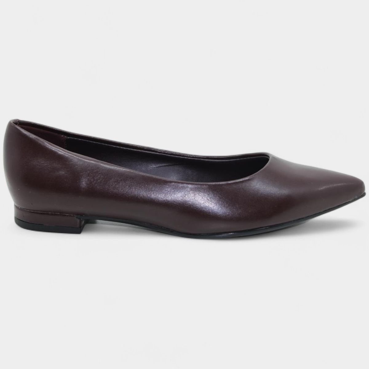 Sapatilha Vizzano Bico Fino Feminina - Marrom Escuro Marrom Escuro 2