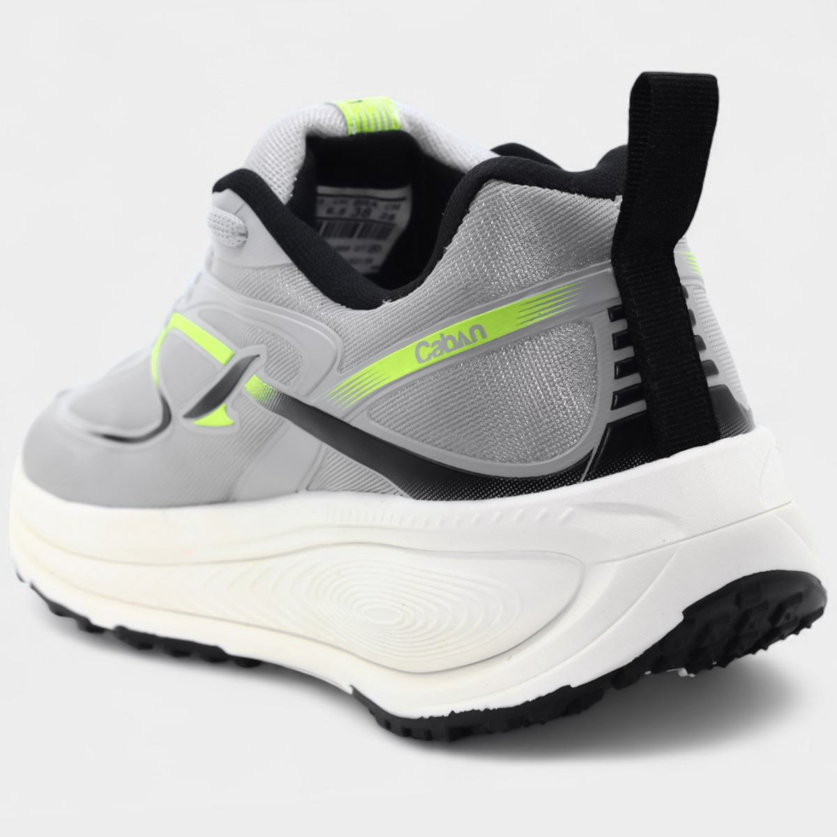 Tênis Caban Max Runner Masculino - Cinza e Verde Cinza 4