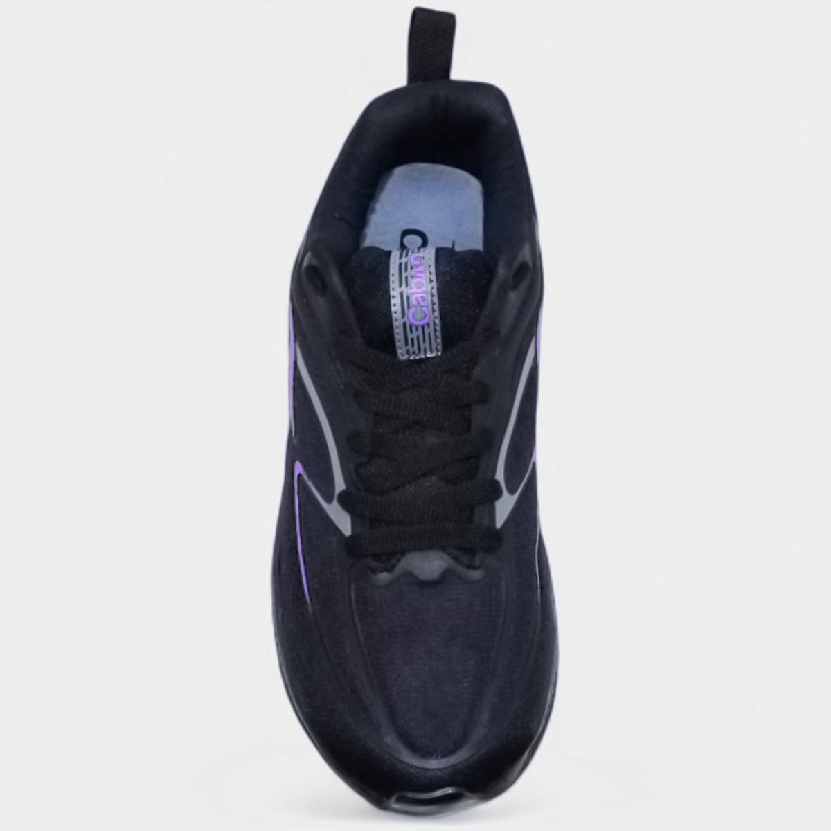 Tênis Caban Max Runner Feminino - Preto e Roxo Preto /Roxo 2