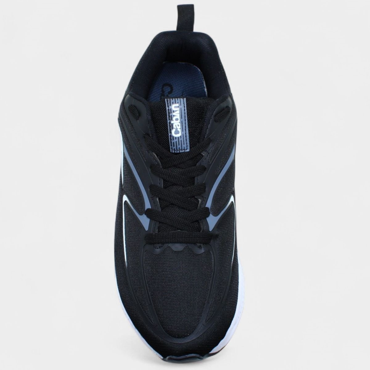 Tênis Caban Max Runner Masculino - Preto e Branco Preto/Branco 3