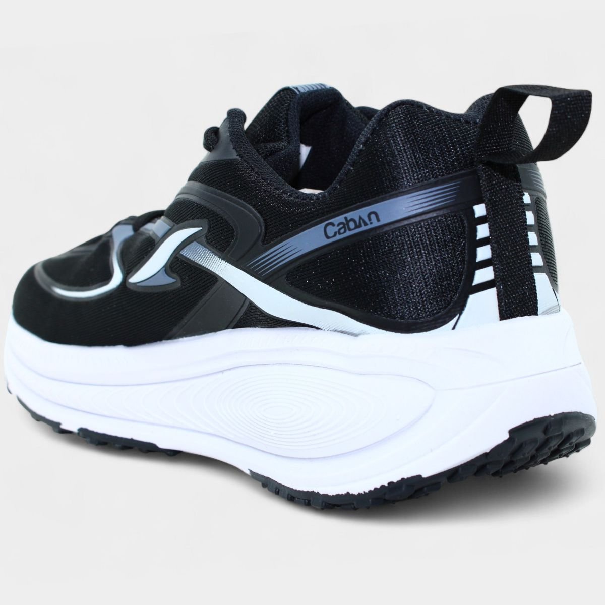 Tênis Caban Max Runner Masculino - Preto e Branco Preto/Branco 4