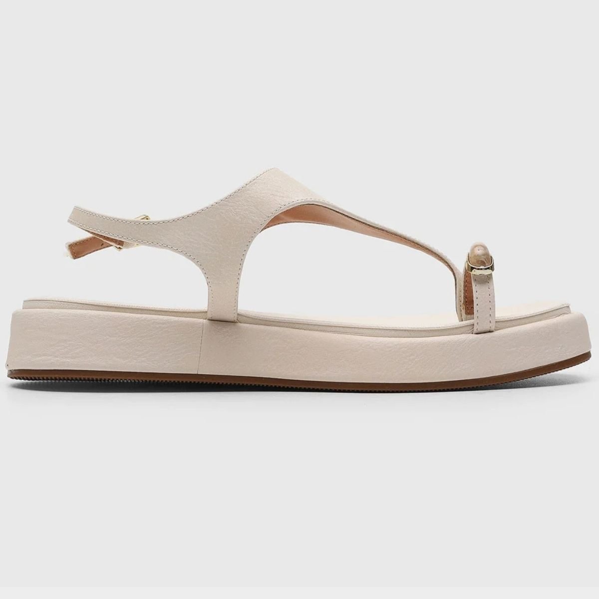 Papete Vizzano Flat Detalhe Feminino - Off White Off White 4
