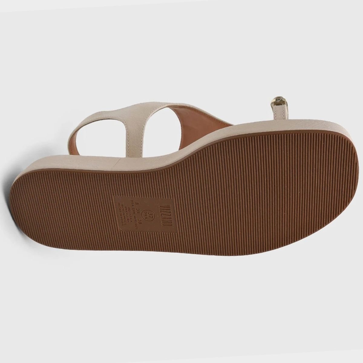 Papete Vizzano Flat Detalhe Feminino - Off White Off White 5