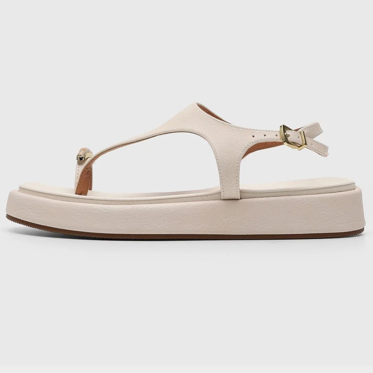Papete Vizzano Flat Detalhe Feminino - Off White Off White 2