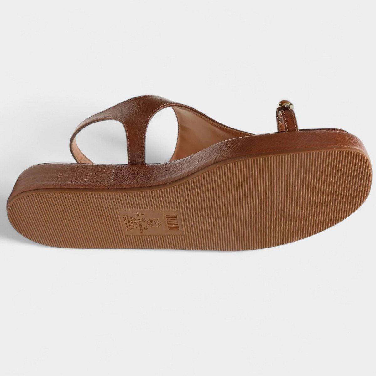 Papete Vizzano Flat Detalhe Feminino - Marrom Marrom 5