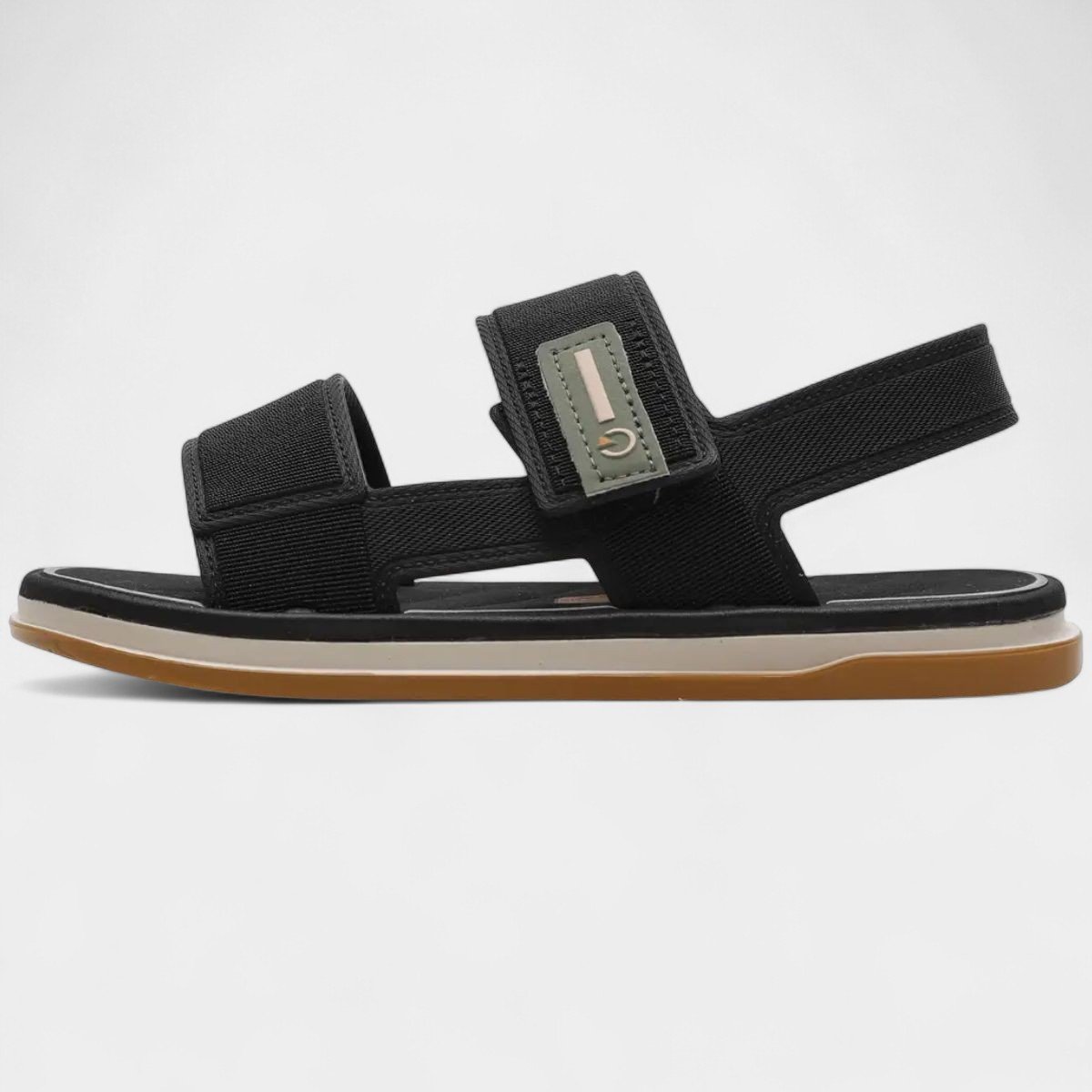 Sandália Infantil Cartago Malaga Menino - Preto e Bege Preto/Bege 2