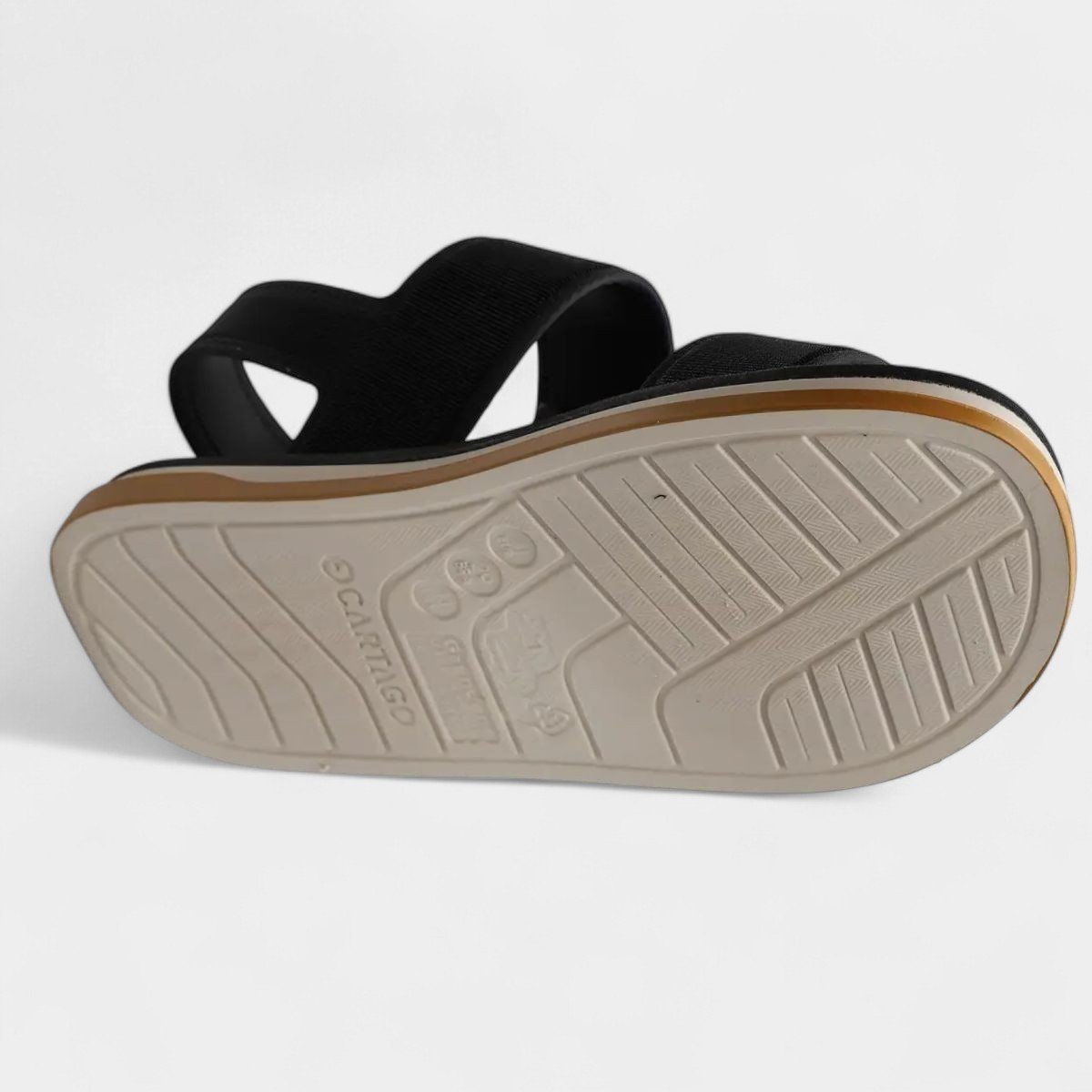 Sandália Infantil Cartago Malaga Menino - Preto e Bege Preto/Bege 5