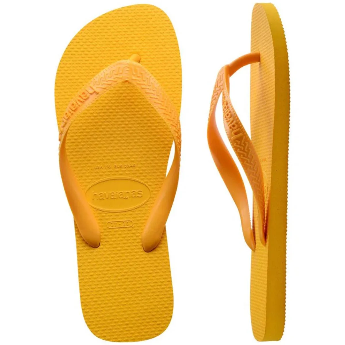 Chinelo Havaianas Top FC Unissex - Amarelo Amarelo 5
