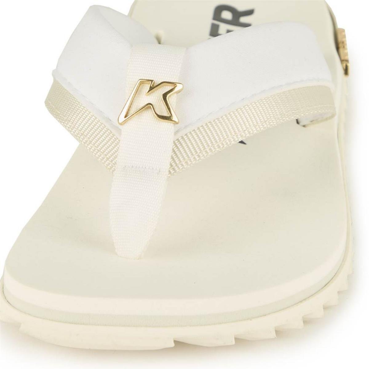 Chinelo Kenner Kivah Colors Masculino - Branco Branco 4