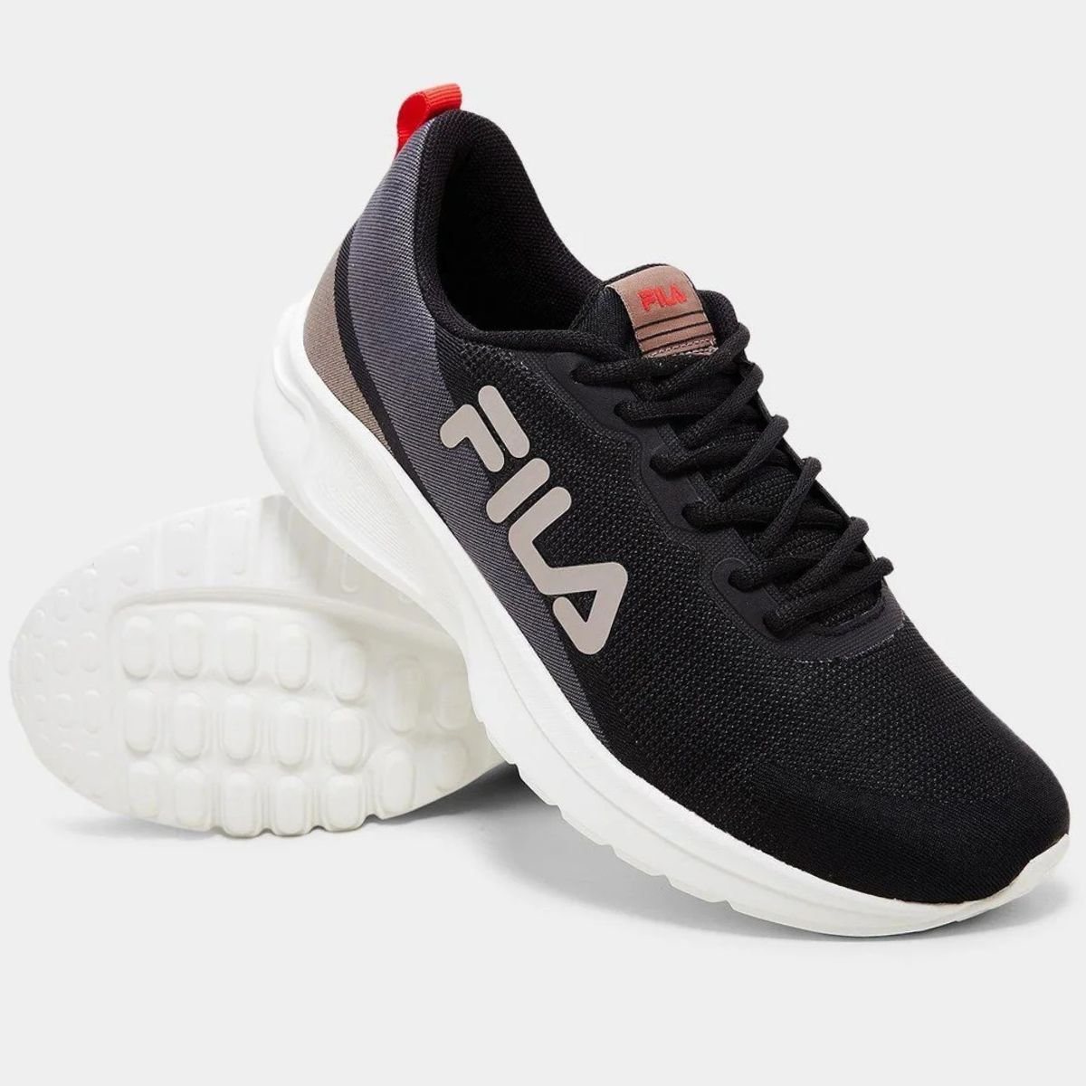 Tênis Fila Vector Masculino - Preto e Grafite Preto 2